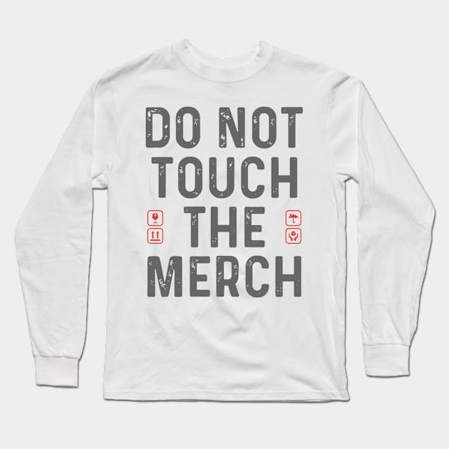 touch fragile merch handle Long Sleeve T-Shirt by Supertrooper